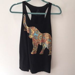 Elephant Racerback Tank Top